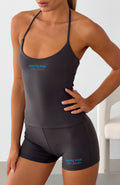 Lila Halter Top Charcoal