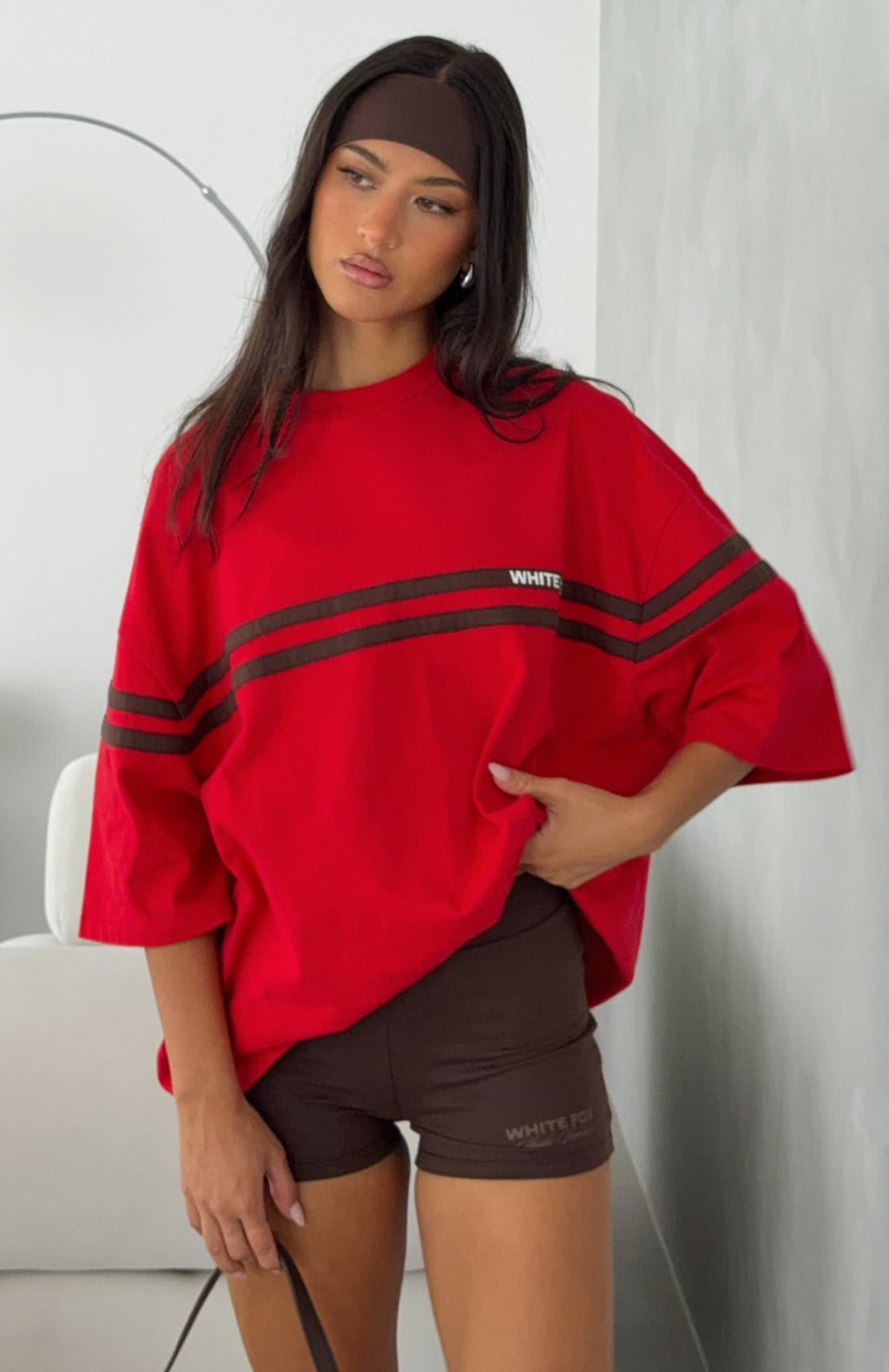 Emmie Oversized Tee Red