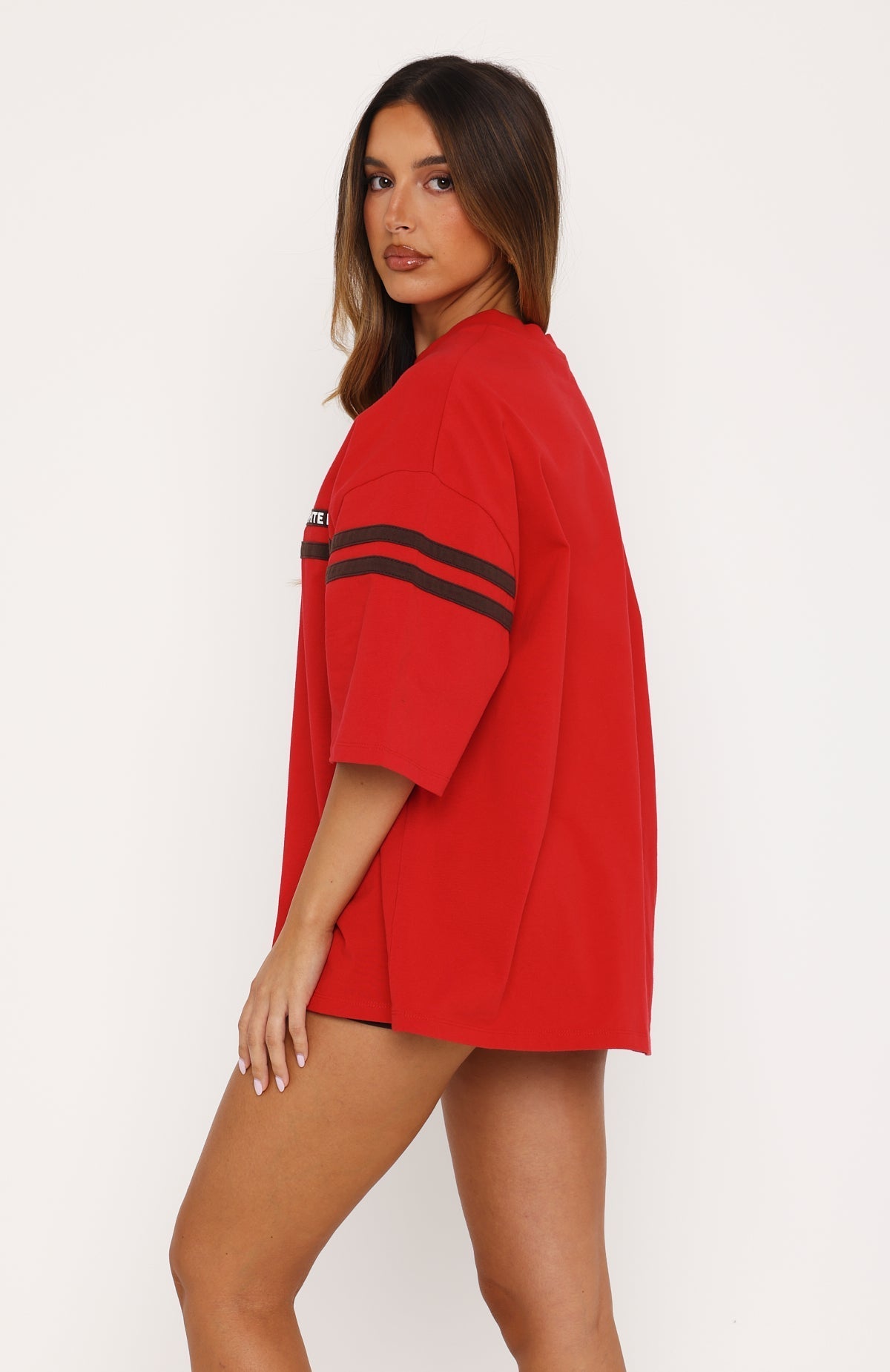 Emmie Oversized Tee Red